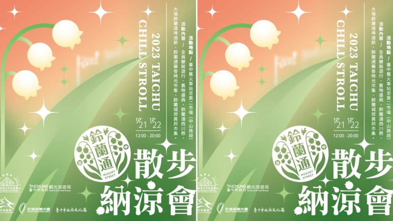 台中鈴蘭通納涼散步會活動總整理－台中舊城區年度必玩