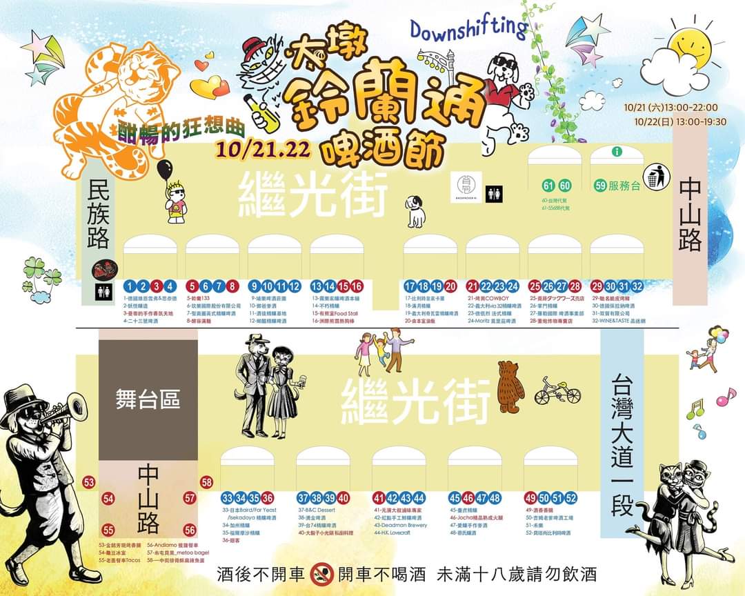 台中鈴蘭通納涼散步會活動總整理－台中舊城區年度必玩