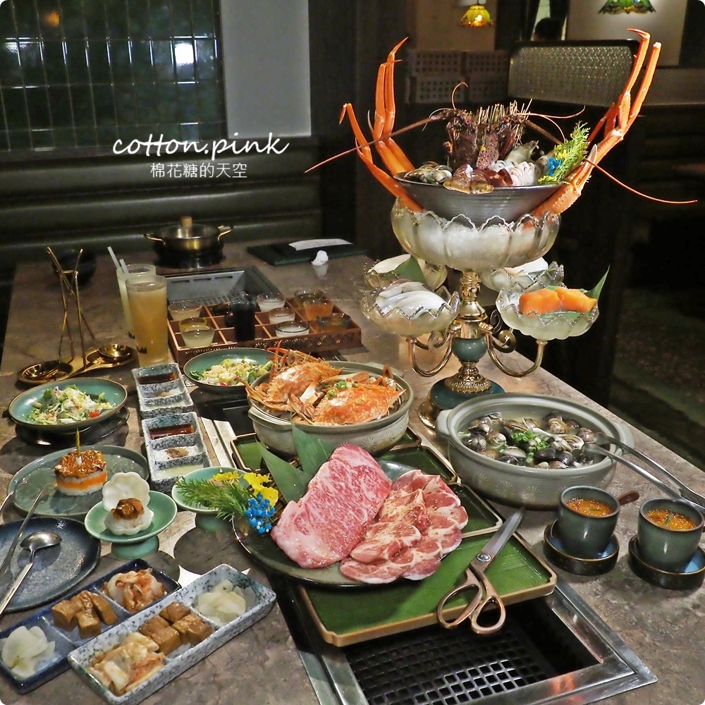 台中燒肉這家最神秘！精誠壹山海鮮燒肉套餐份量超大！
