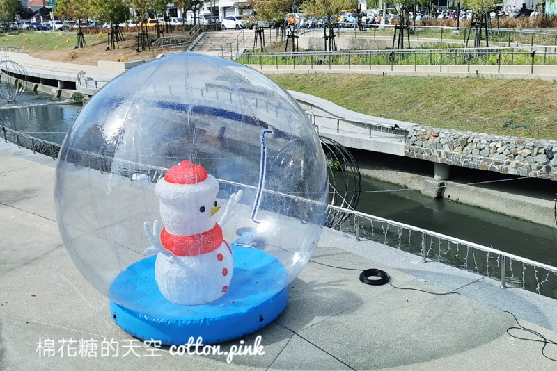 2023台中耶誕嘉年華～柳川場台中好甜搶先看！熊大、兔兔降落台中