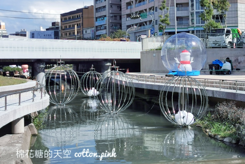 2023台中耶誕嘉年華～柳川場台中好甜搶先看！熊大、兔兔降落台中