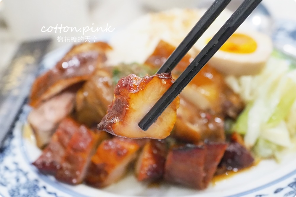 台中頂級版燒臘三寶飯！龍富貴推出港式燒臘個人餐～升級櫻桃鴨超多汁