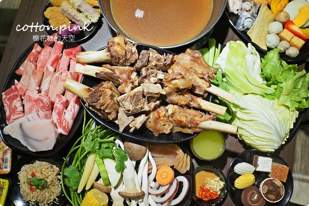 台中羊肉爐吃到飽推薦-正老林羊肉爐羊大骨、羊腳筋通通吃到飽！