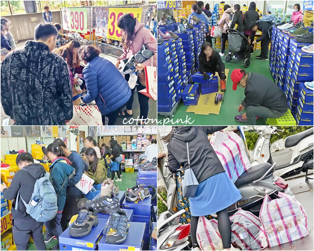 過年新鞋搶先買！休閒鞋百元有找~台中在地鞋廠開倉買一送一爆人潮