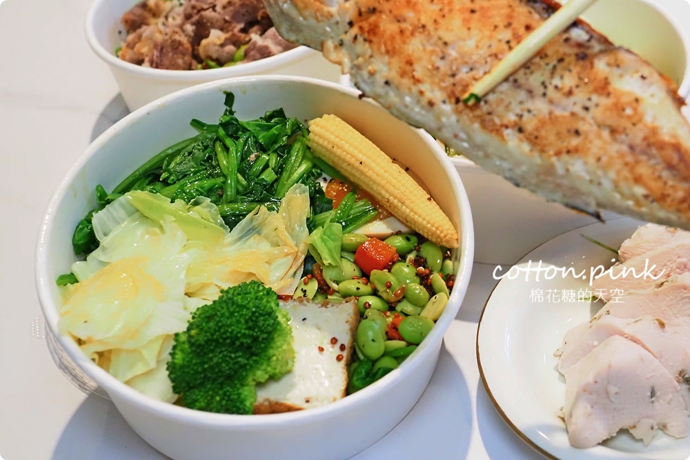 台中健康便當推薦|爍軒健康餐盒八種配菜超澎湃！少見蒟蒻麵彈牙必吃