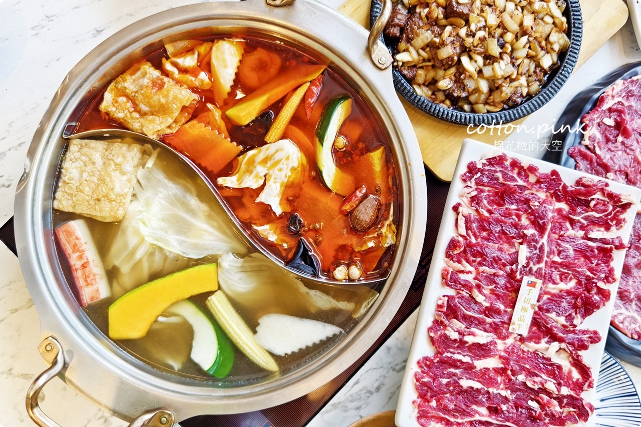 台中也吃得到溫體牛肉火鍋啦!森鄰鍋物美得不輸網美咖啡廳耶
