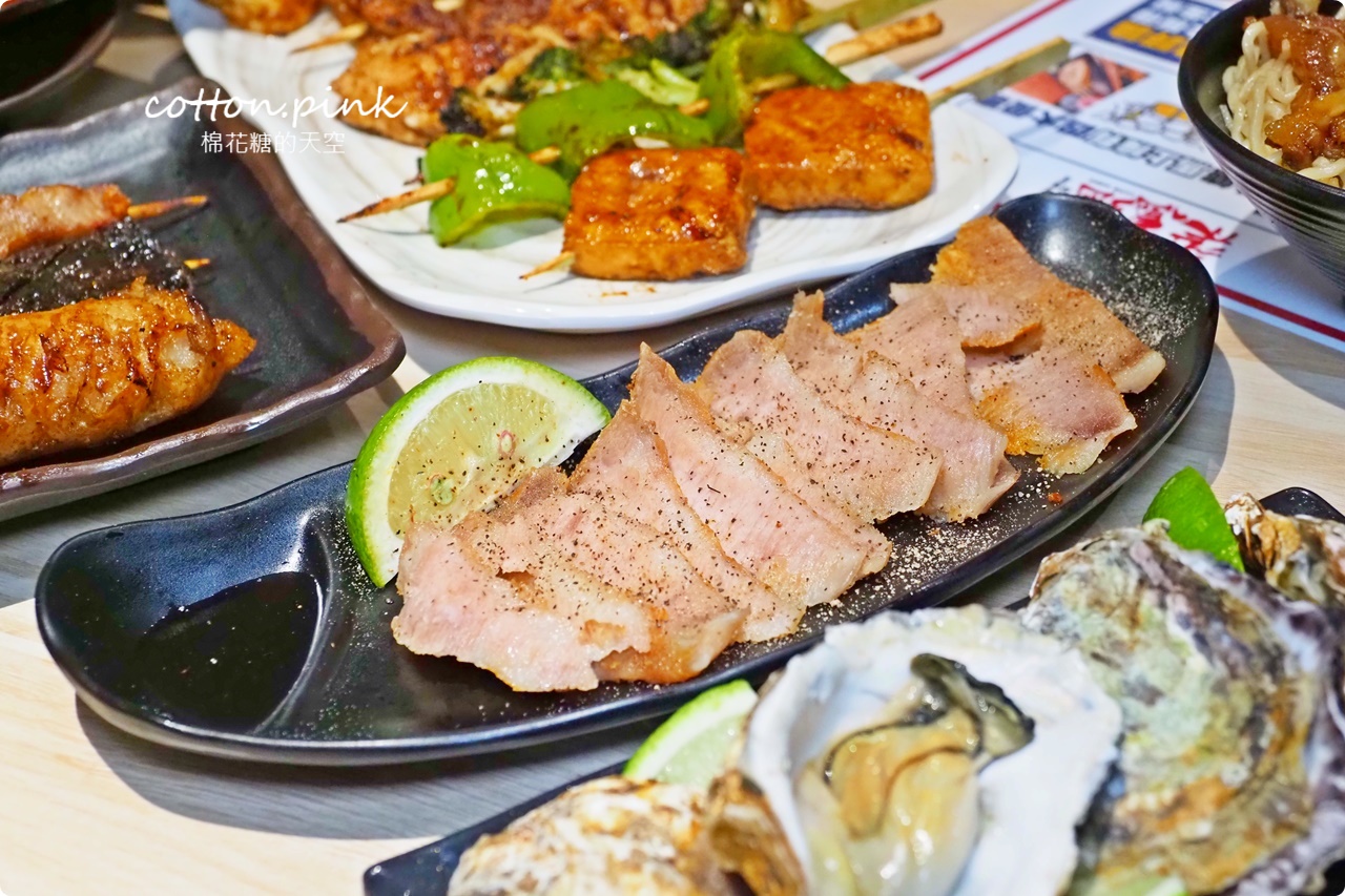 台中逢甲夜市串燒店大升級!柒息地居酒屋增加內用座位區~菜單選擇更多了