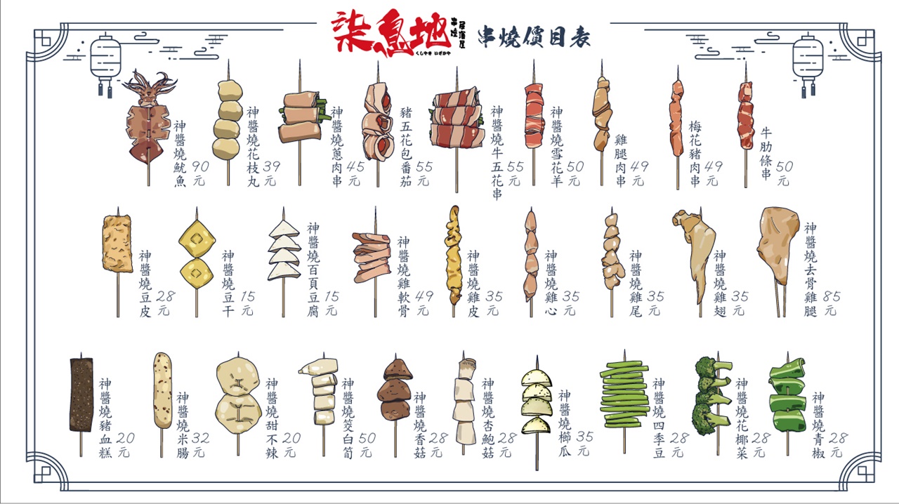 台中逢甲夜市串燒店大升級!柒息地居酒屋增加內用座位區~菜單選擇更多了