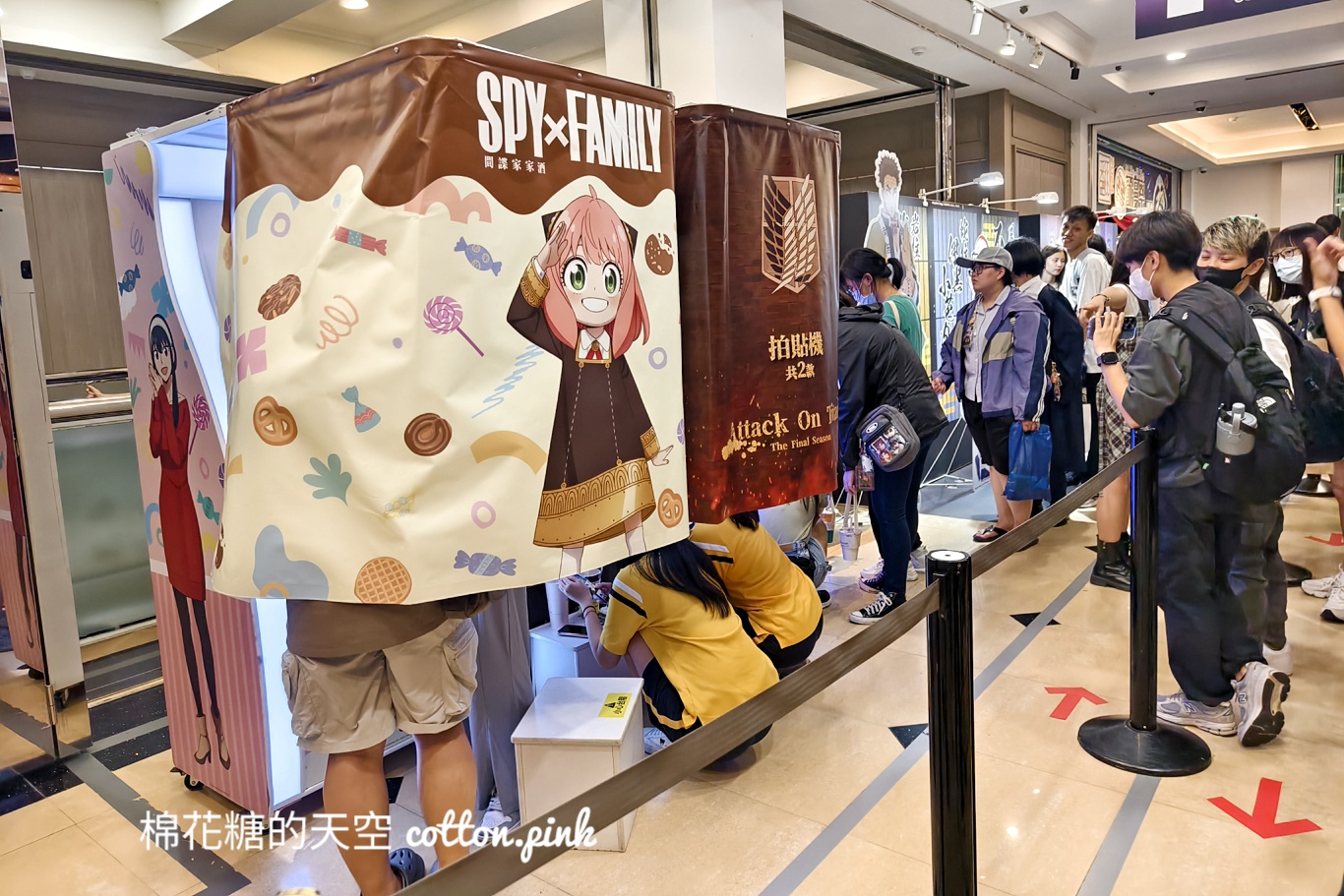 翻轉動漫祭2024開展第一天就爆人潮！巨大安妮亞、彭德超好拍
