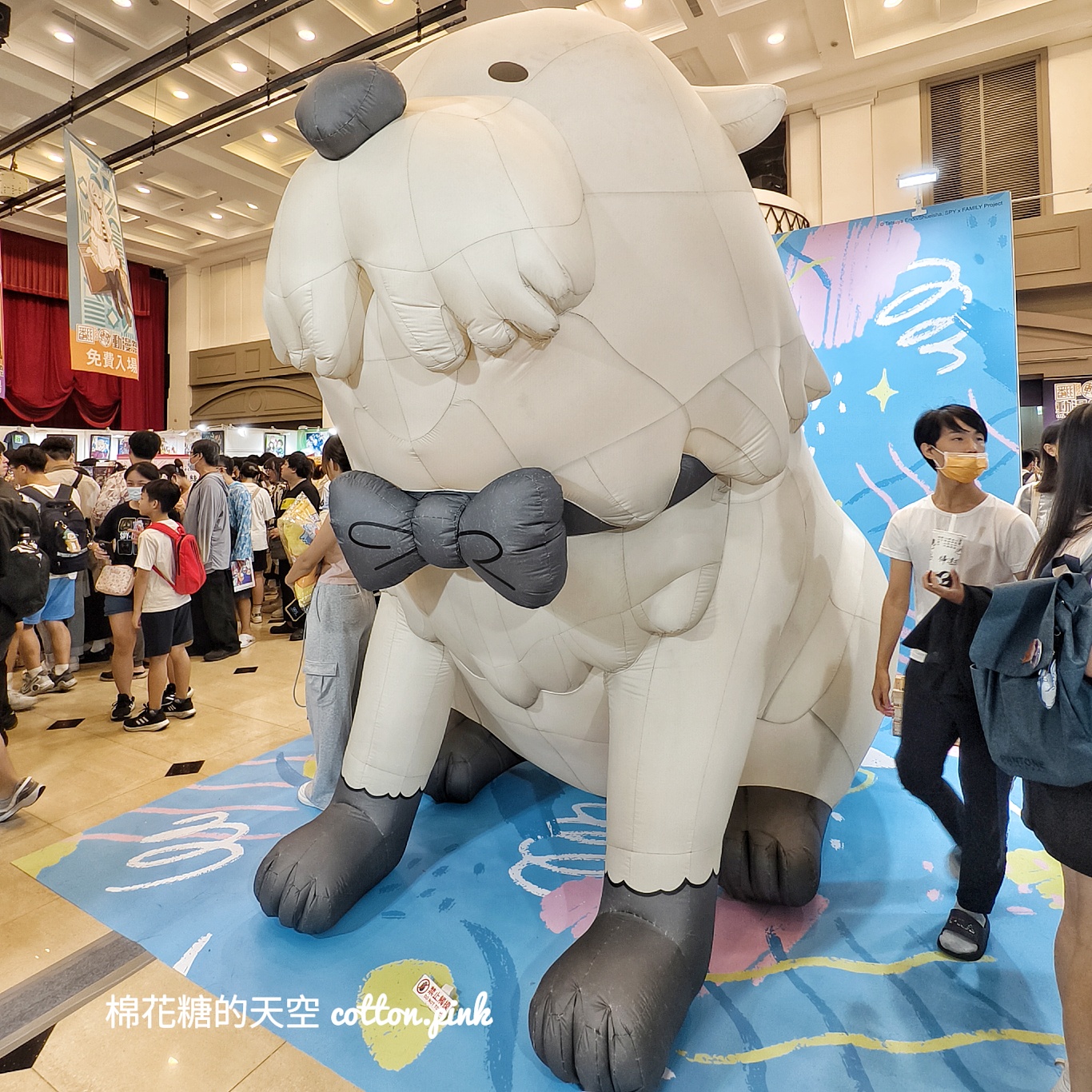 翻轉動漫祭2024開展第一天就爆人潮！巨大安妮亞、彭德超好拍