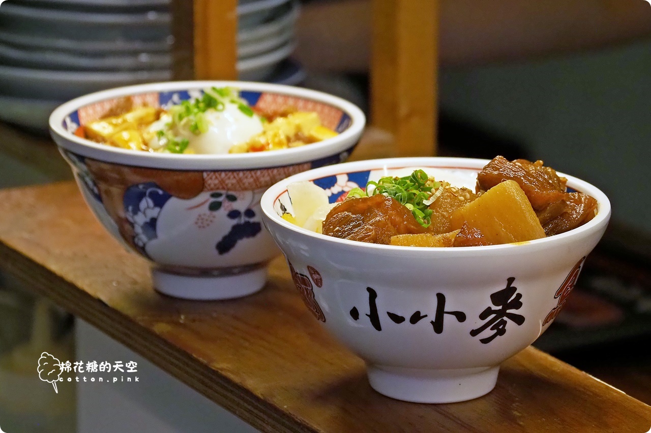 中友百貨旁小小麥烏龍麵專賣一中店日式氛圍滿滿!用餐區升級吃起來