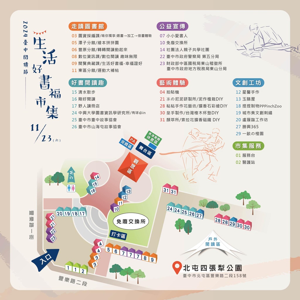 台中活動十一月大集合-市集、兒童劇團還有一定要來的棒球轉播！