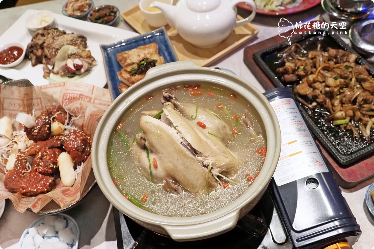 台中韓式料理推薦|親水河畔藏在住宅區道地韓國人蔘雞.泡菜鍋都推推