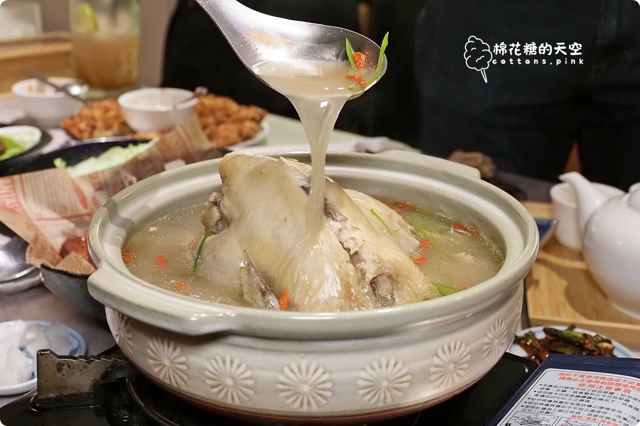 台中韓式料理推薦|親水河畔藏在住宅區道地韓國人蔘雞.泡菜鍋都推推
