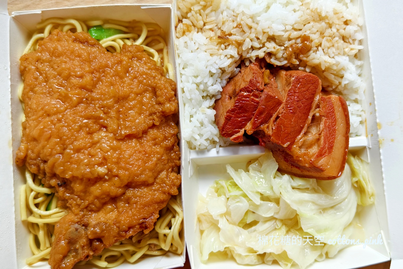 台中西屯路老店-金源興滷排骨炒麵份量足!韭菜辣椒才是重點啊~
