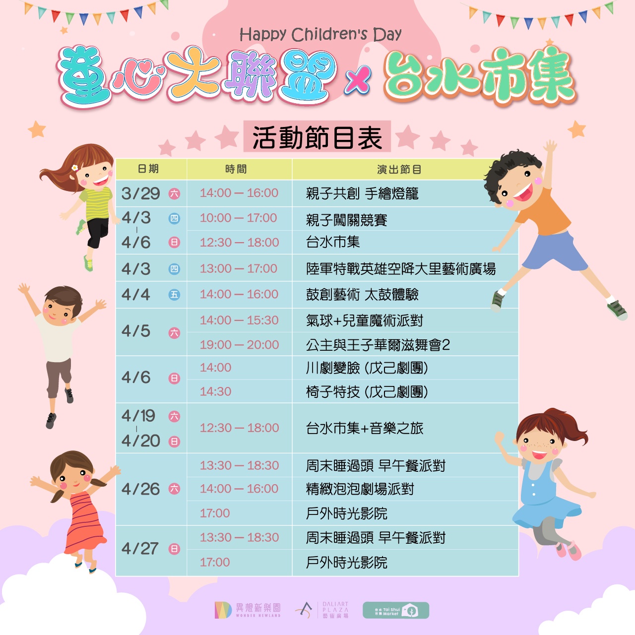 2025清明連假台中活動懶人包-兒童音樂季.市集活動逛起來
