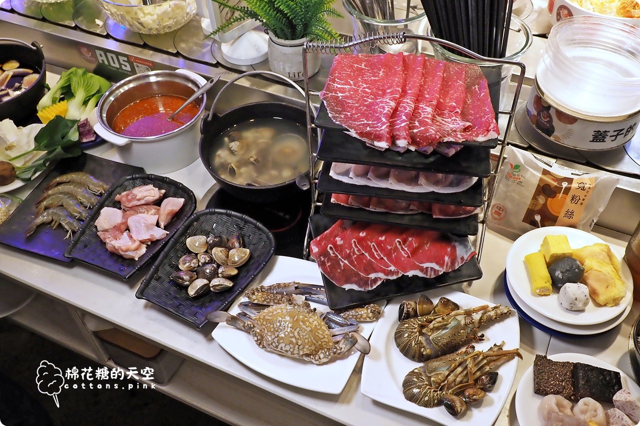 台中一中隱藏版火鍋吃到飽！花漾轉轉鍋兩人開吃這樣點最划算