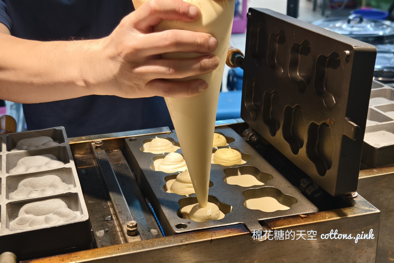 大甲人氣排隊點心!香讚鮮奶雞蛋糕～爆漿內餡+超可愛貓掌造型