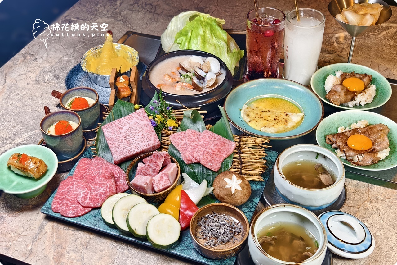 台中燒肉推薦|精誠壹山13海鮮燒烤超彭派！和牛、帝王蟹全包辦