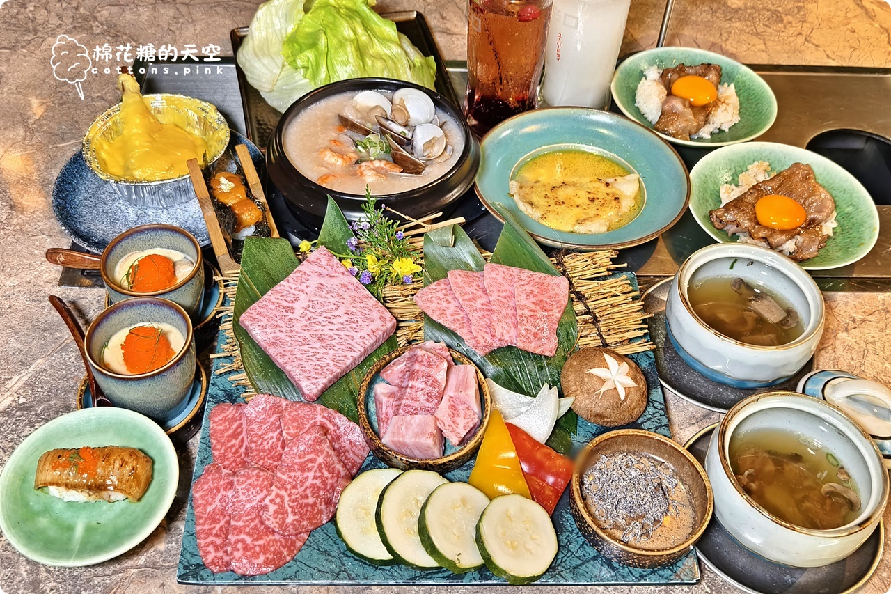 台中燒肉推薦|精誠壹山13海鮮燒烤超彭派！和牛、帝王蟹全包辦