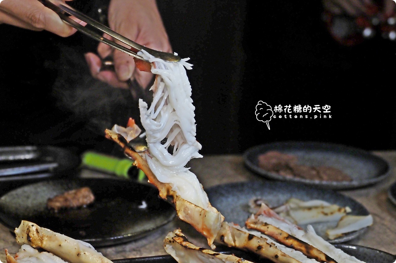 台中燒肉推薦|精誠壹山13海鮮燒烤超彭派！和牛、帝王蟹全包辦