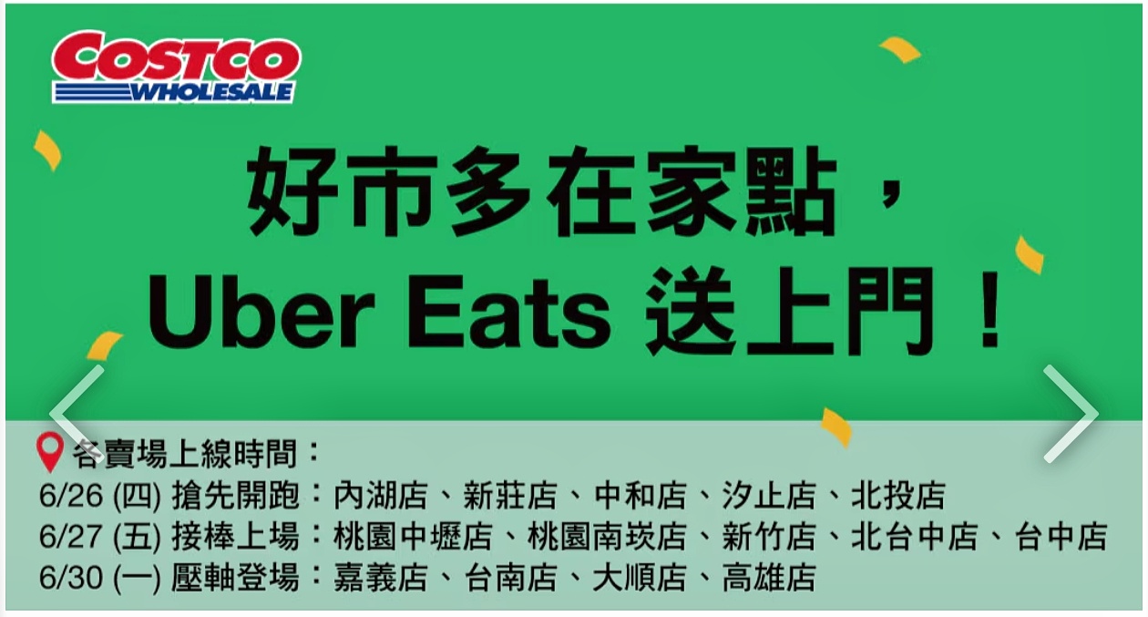 好市多商品上架UBER EATS！非會員也能買...會員點這裡登入享優惠