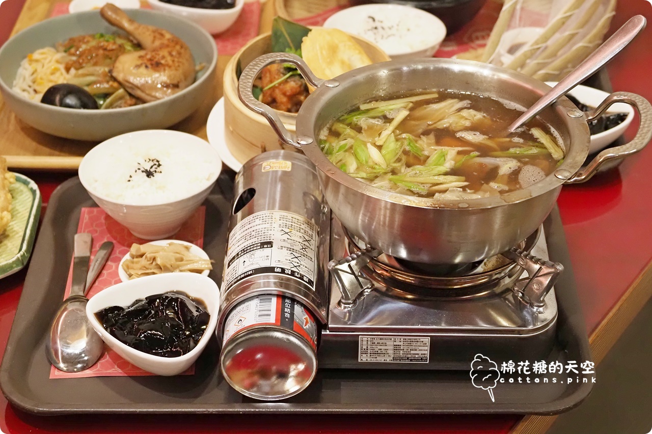 台中聚餐包場推薦|有春茶館最新菜單-經典麻油雞、魷魚螺肉蒜、蜜糖粳粽冰一次吃