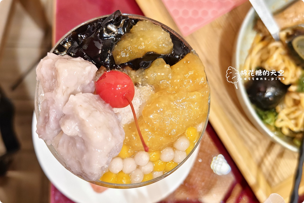 台中聚餐包場推薦|有春茶館最新菜單-經典麻油雞、魷魚螺肉蒜、蜜糖粳粽冰一次吃