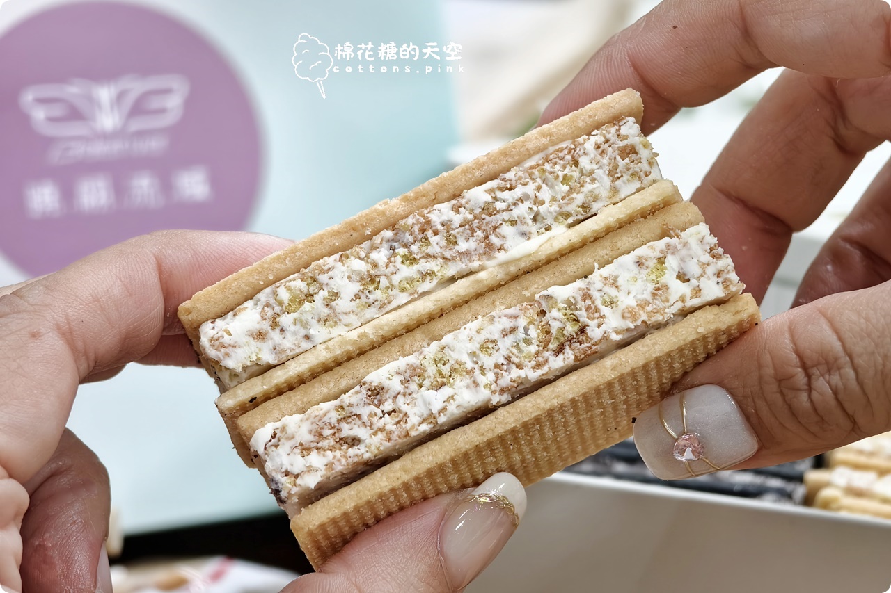 台中逢甲新伴手禮推薦|曉翮流域滿餡蛋捲、厚餡夾心餅乾超人氣登場