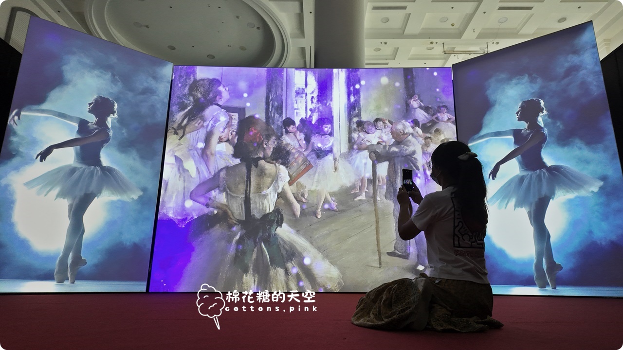 台中沉浸式光影展登場！印象派光影藝術展讓人走進名畫的夢幻世界