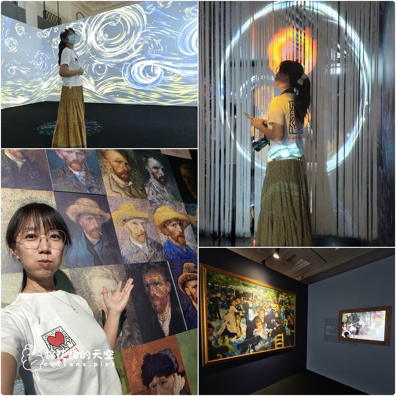 台中沉浸式光影展登場！印象派光影藝術展讓人走進名畫的夢幻世界