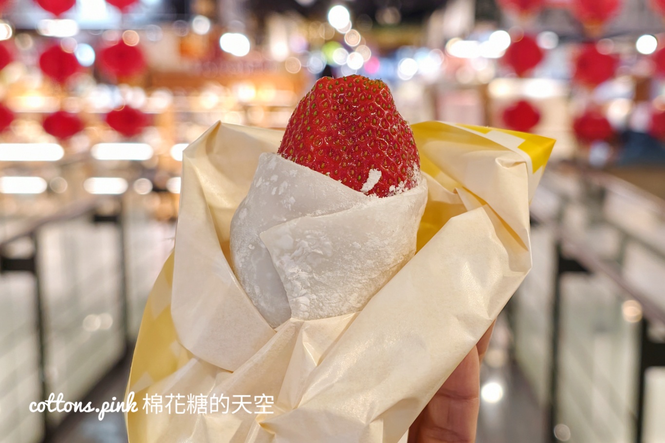 被司康耽誤的草莓大福！超級大顆～草莓季必吃！就在尷尬司康