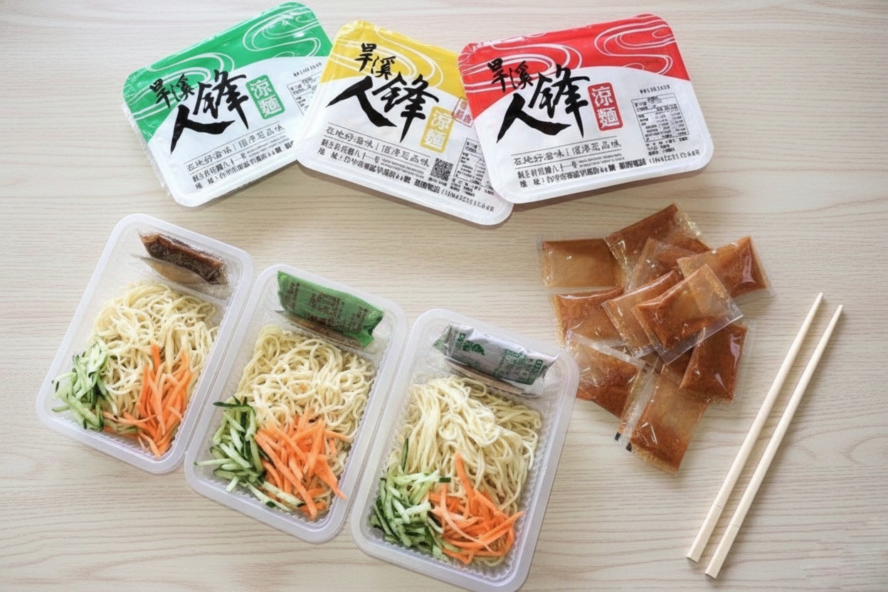 台中旱溪超人氣人鋒涼麵最新位置重新開幕！開幕前三天限量買二送一