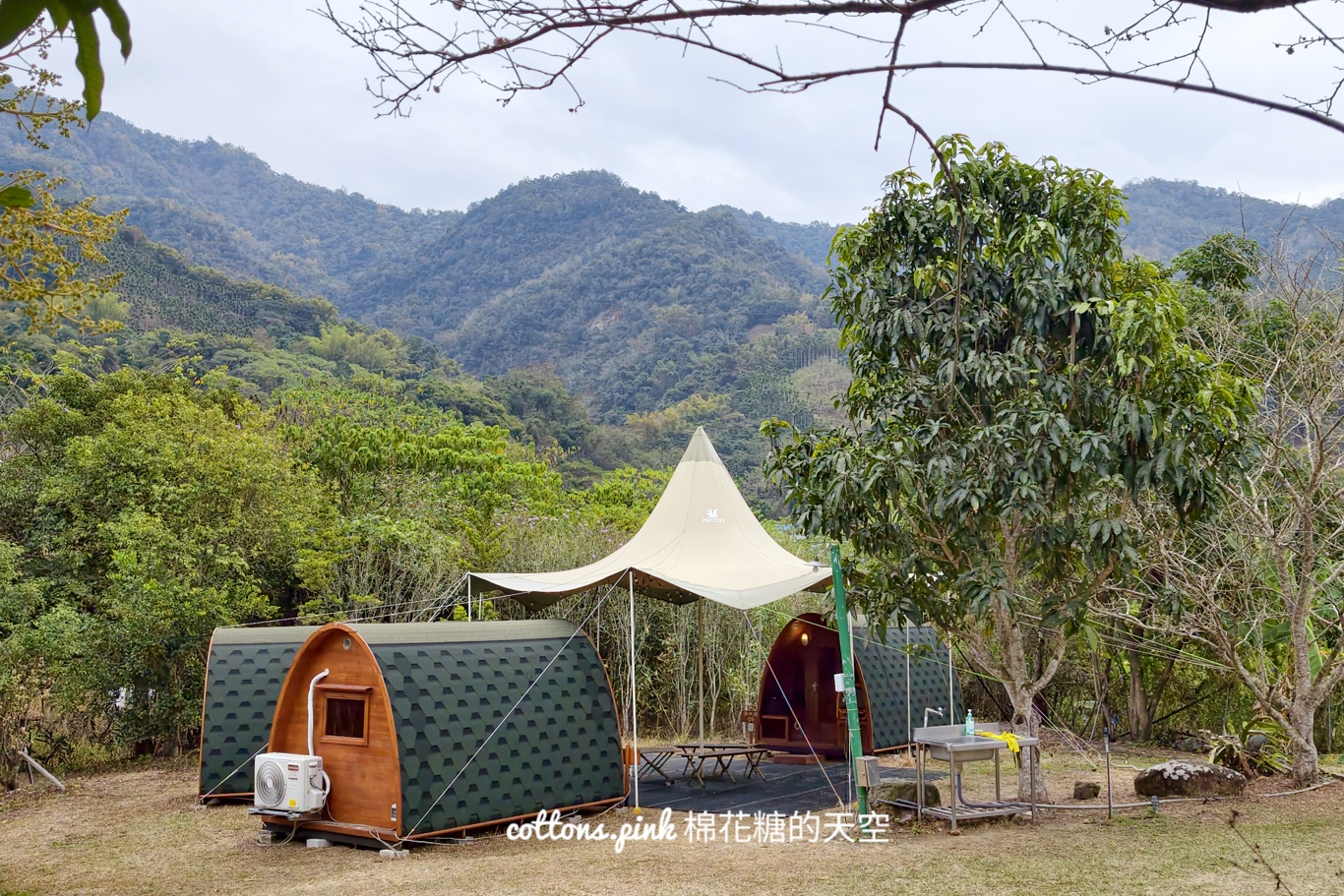 台中露營區推薦|星空夜語露營區不只可以搭帳篷還有可愛小木屋