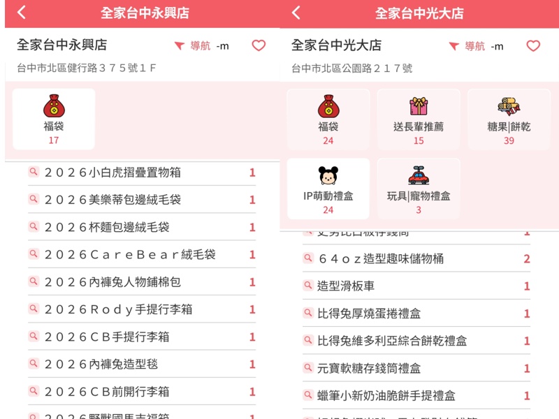過年禮盒、卡通福袋全面69折~快搜尋全家App省超多 過年禮盒、卡通福袋全面69折~快搜尋全家App省超多