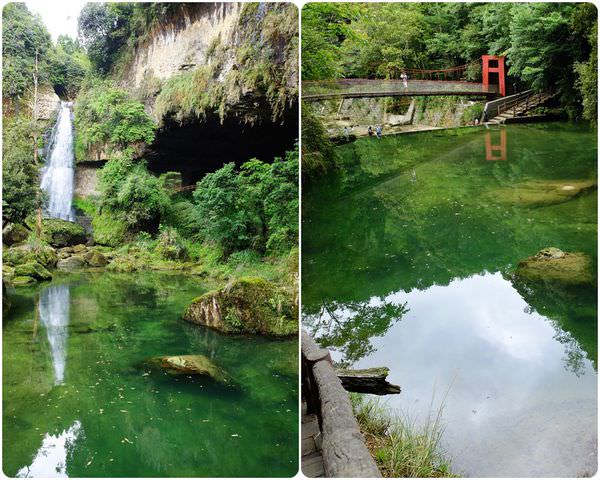 瀑布與湖