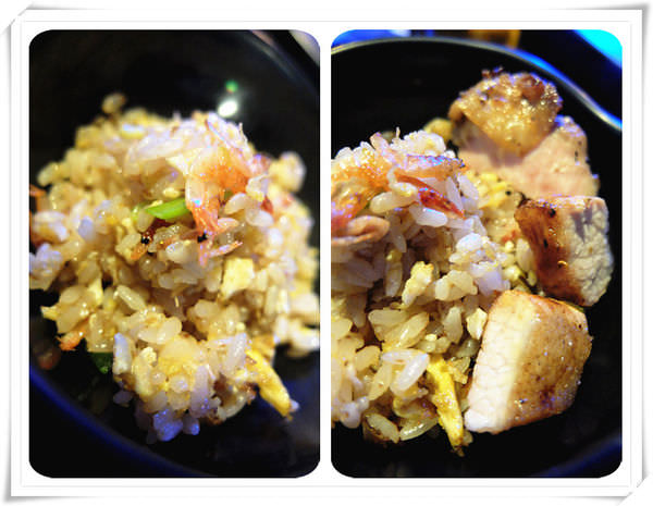 炒飯裝碗